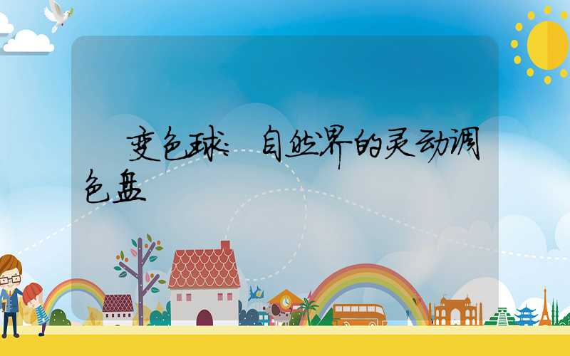  变色球：自然界的灵动调色盘